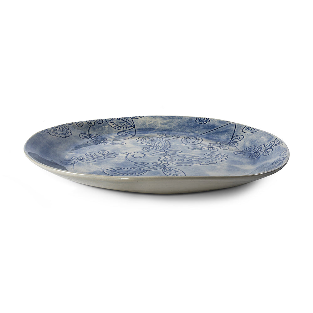 Cake Plate Blue Lace, Platters - Wonki Ware Australia