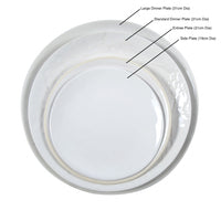 Dinner Plates White Lace