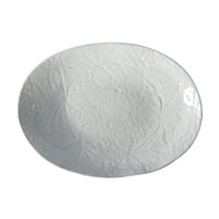 Pebble Oval White Lace, Serving Dish - Wonki Ware Australia