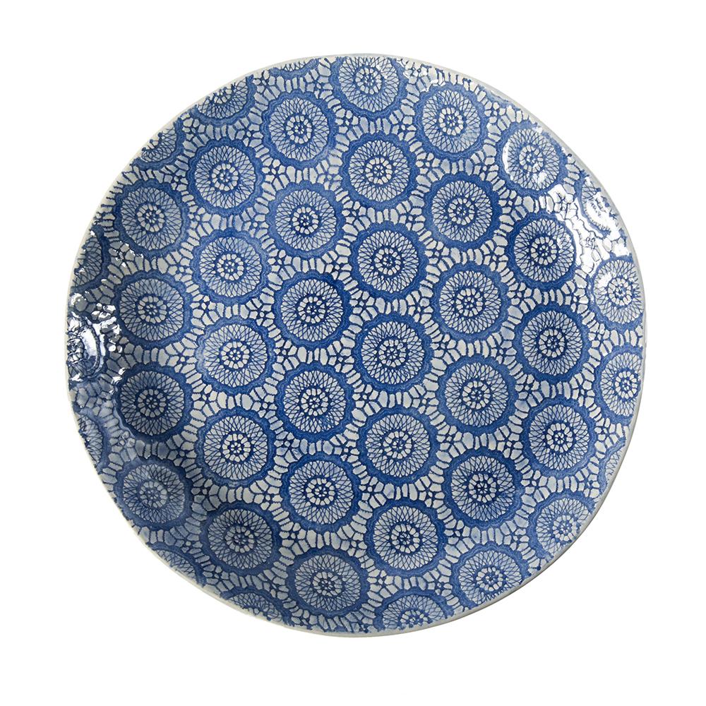 Mediterranean Platter Blue Lace, Platters - Wonki Ware Australia