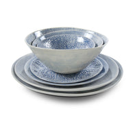 Soup Bowl Blue Wash, Plates - Wonki Ware Australia