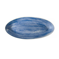 Bamboo Platter Blue Wash, Platters - Wonki Ware Australia