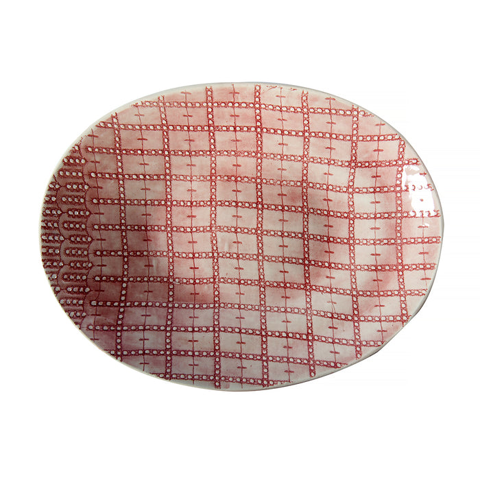 Pebble Oval Pimento Lace, Serving Dish - Wonki Ware Australia