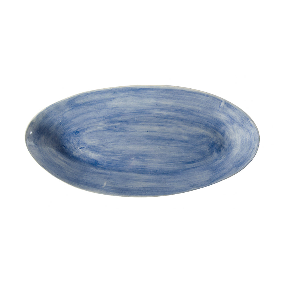 Bamboo Platter Blue Wash, Platters - Wonki Ware Australia
