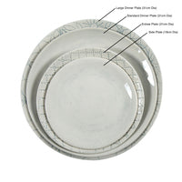 Dinner Plates Duck Egg Lace, Plates, Large (31cm Dia), Standard (29cm Dia) - Wonki Ware Australia