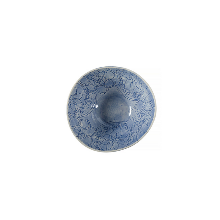 Soup Bowl Blue Lace, Plates - Wonki Ware Australia