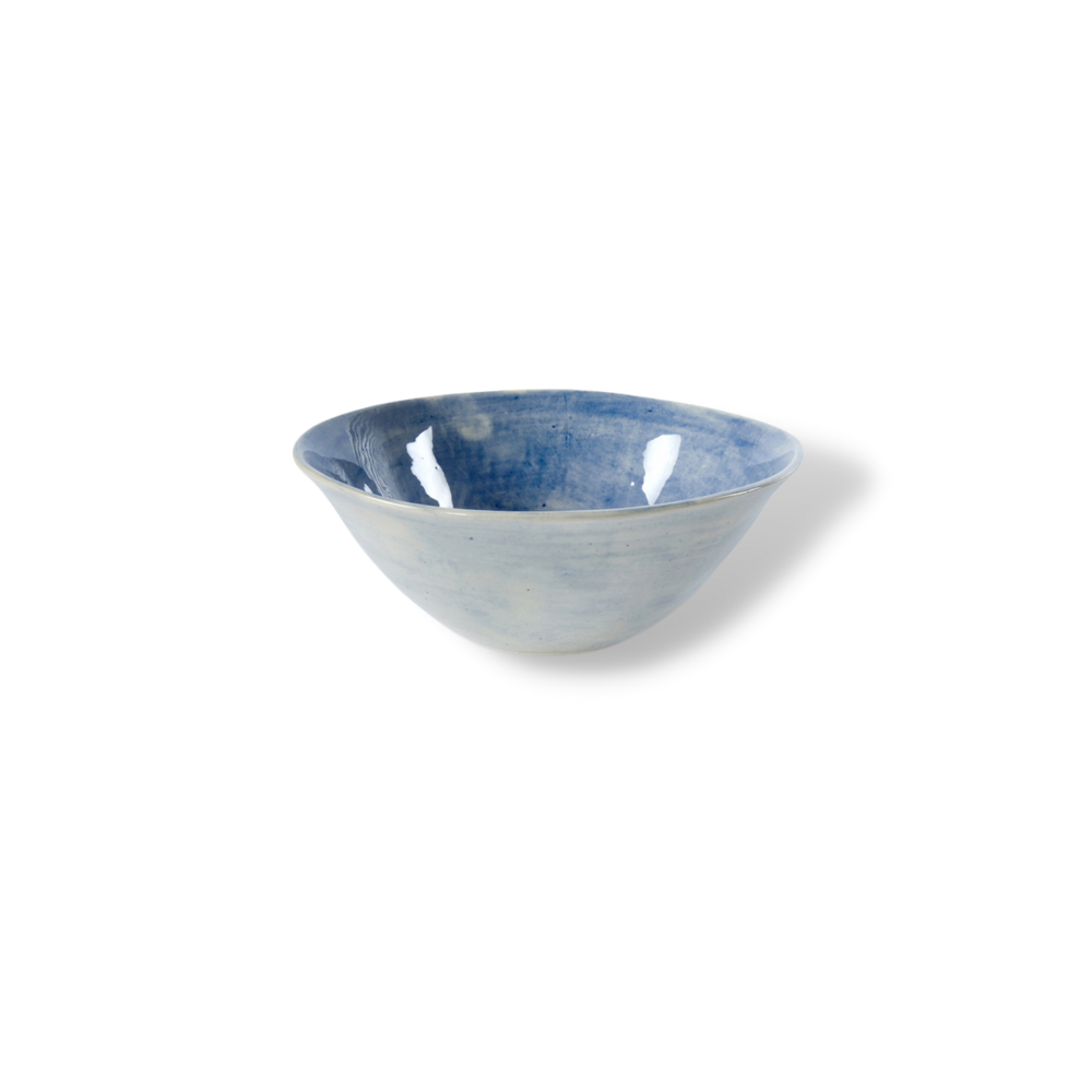 Soup Bowl Blue Wash