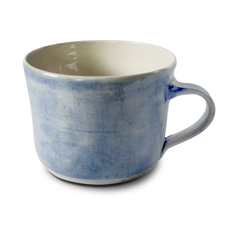 Squat Mug Blue Wash, Mugs - Wonki Ware Australia